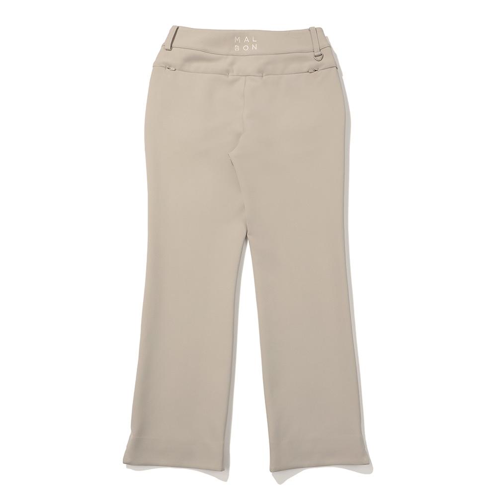 MALBON GOLF Malbon Down Fabric Bootcut Pants Greyish Beige (Woman)