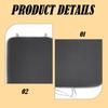 over Door Garment Steamer Mat Easy Storage Foldable for Travel RV Apartments Dark Gray