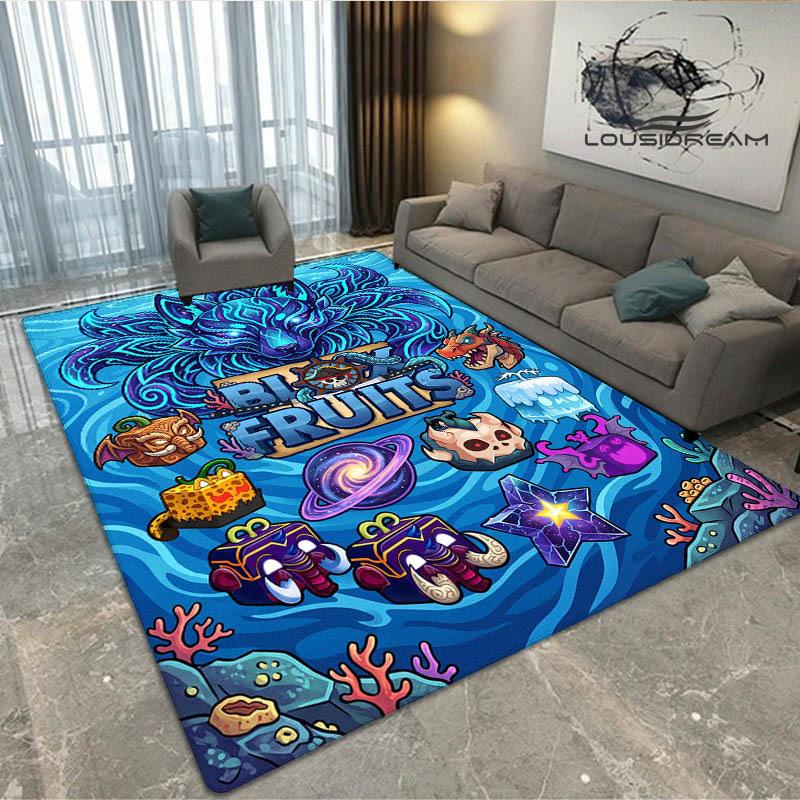 Spiel B-blox Früchte bedruckter Teppich Rutschfester Teppich Außen Teppiche Läufer Wohnzimmer Schlafzimmer Dekor Teppich für Schlafzimmer Geburtstagsgeschenk