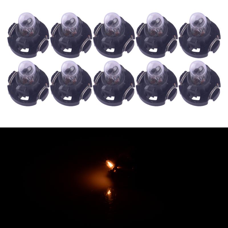 10pcs T3 Wedge Car Dash trument A/C Climate Heater Control Switch Light Bulb 12V