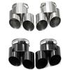 Punta de Escape Para BMW G05 X5 G06 X6 Doble Salida Cuádruple Sin Soldadura Tubo de Escape Acero Inoxidable Sin Cortar Punta de Silenciador Boquilla Cola de Escape