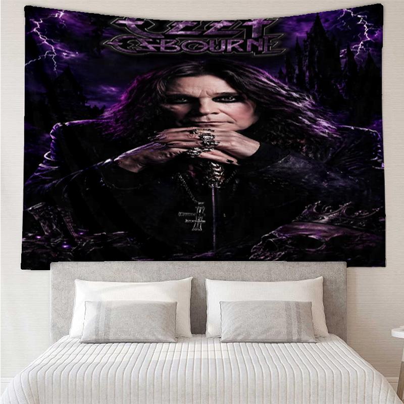 Ozzy Metal Legend Tapestry, Unique Design Tapestry, Wall Decor for Bedroom,Livingroom, Playroom,Heartwarming Fan Holiday Gifts