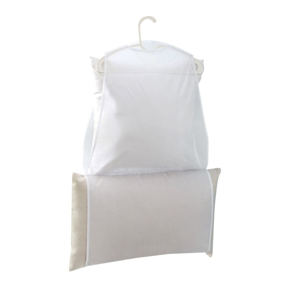 Portable Storage Pillow Drying Net Anti-dust Pillow/Doll Household Balcony Rack Mesh Breathable Clothes Drying Bag