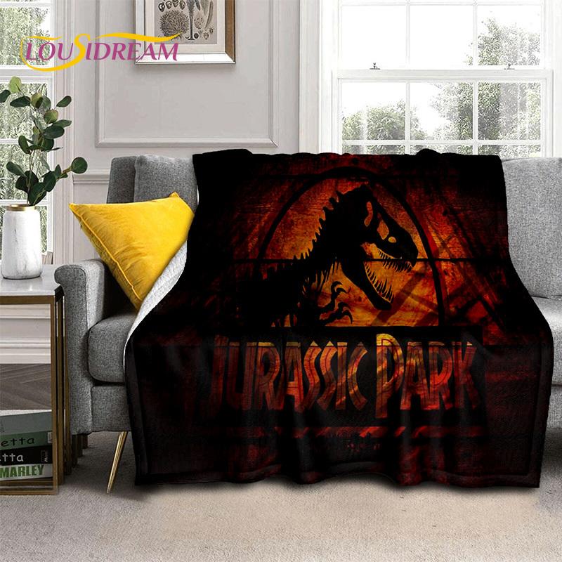 3D Cartoon Jurassic Park Dinosaurier Dino Weiche Flanelldecken, Überwurf Decke Bequeme Decke für Picknick Betten Zuhause Schlafzimmer Kinder