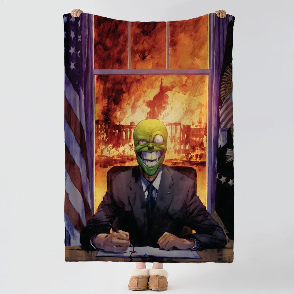 movie T-The Mask-k Throw Thick Comfort Flannel Quilt, Multi-scene Use Indoor Outdoor Daily Nap