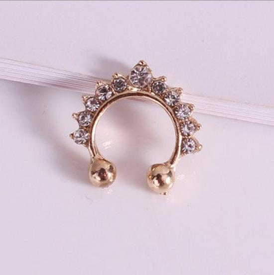 B044 Trendy Korean Ear and Nose Accessories: 2022 Women's Temperament Cartilage Stud Earrings