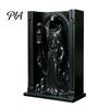 Pointed Arch Shelf Gothic Wall Shelf, Vintage Floating for Bedroom And Living Room, Matte Black Home Decor Decorative Wall-Mounted Display Rack