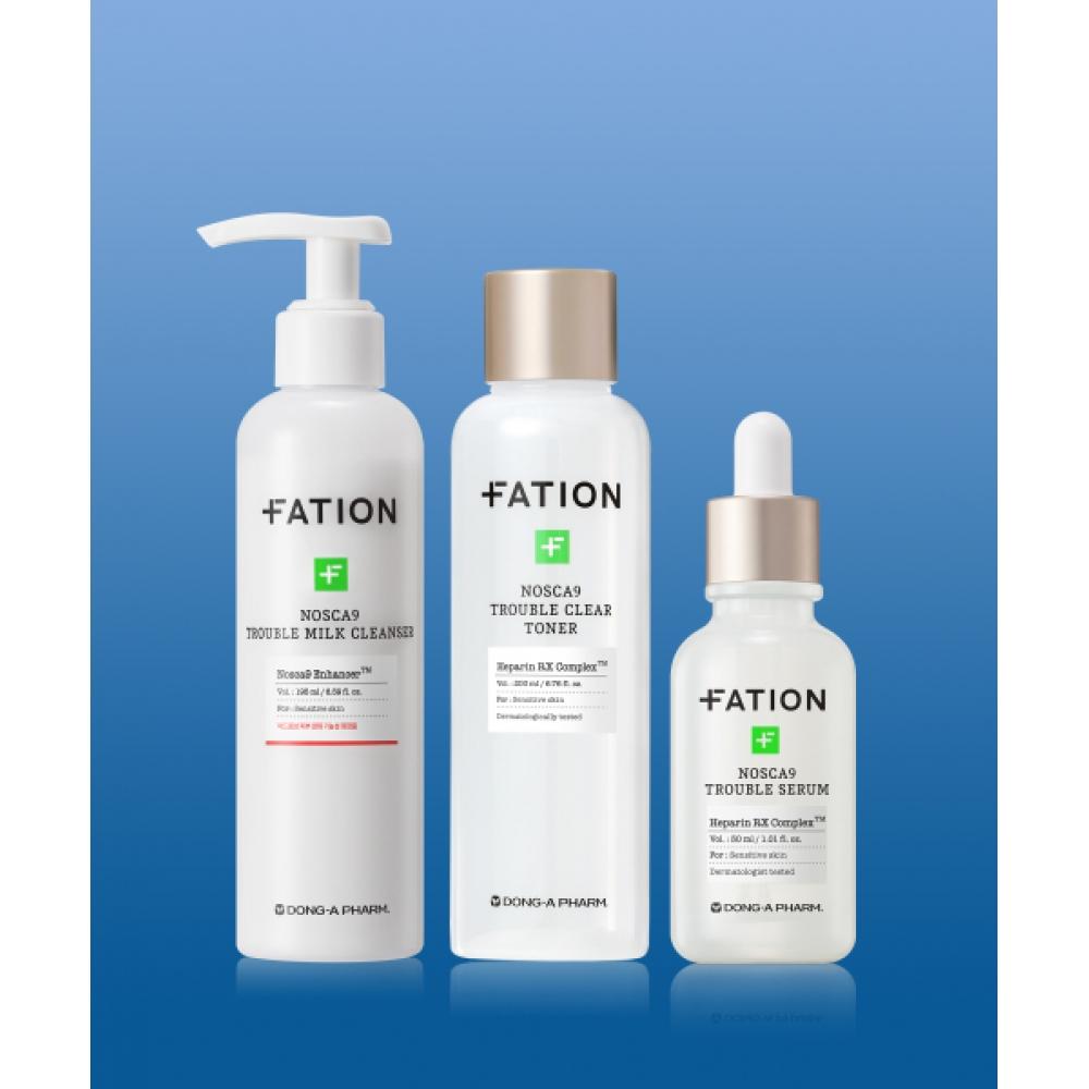 

Fation North Canine Trouble Cleansing Skin Care 3 Types Milk Cleanser 195ml+clear Toner 200ml+serum 30ml NONE