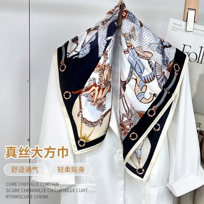 Spring And Autumn Literary Women'S Thin Scarf Elegant Shawl Scarf Premium Silk Silk Scarf Women