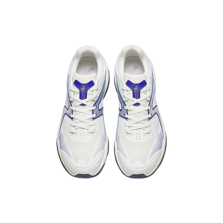 ANTA Men's Millennium Retro Y2K Chunky Dad Shoes Ivory White Light Purple Deep Navy 112338881-2