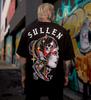 Tod Verziert Standard Tattoo Kunst Straße Trend Mode Lässiges T-Shirt Herren und Damen Luxusmarke Oberteil