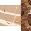 Beaded Colorful Chic Necklace With Imitation Pearls For Women Perfect For Wear Autumn