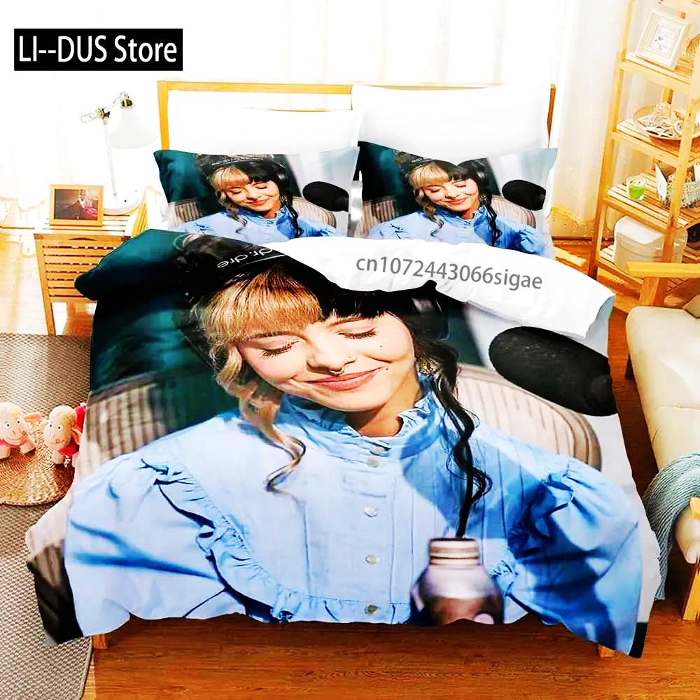 2024 Sexy Singer Bedding Set Twin Single Queen King Size Bedclothes Aldult Bed Linen For Boys Bedroom Duvet Cover Bed Set