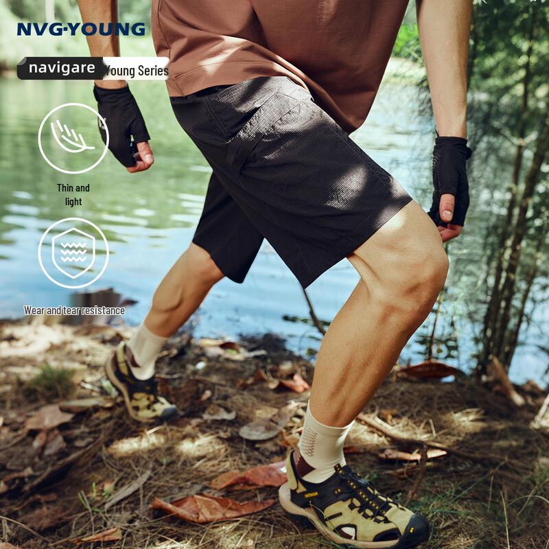 NVG·YOUNG Men s Summer Wear-Resistant Outdoor Cargo Shorts XL