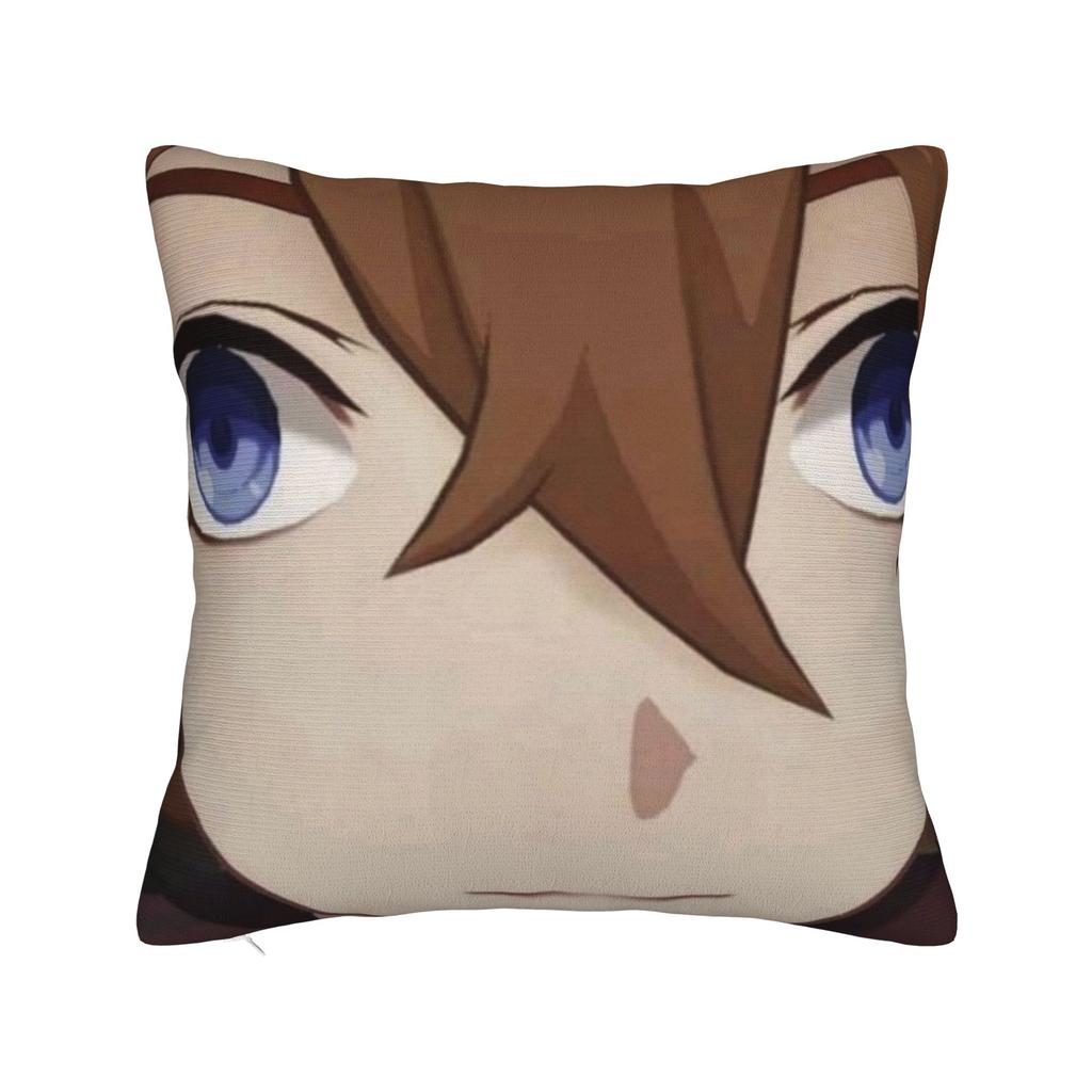Genshin Sucrose Pillowcase Printed Fabric Cushion Cover Decorations Kawaii Game Anime Online Games Pillow Case Cover Home Zipper