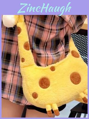 Giraffe Cute Animal Shoulder Bag With Open Pocket For School Or Outings