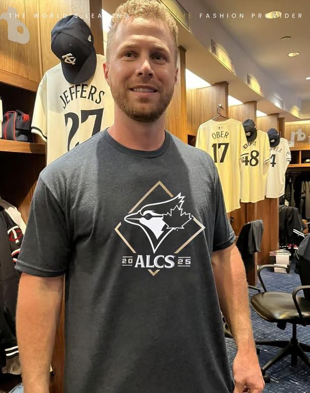 2025 ALCS Blue Jays Чемпионы Дивизионной Серии Американской Лиги Двусторонняя футболка Унисекс Футболка L