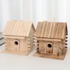 New Wooden Bird Cage Wall Mount Weatherproof Hanging Bird Nests Home Garden Decoration Bird House Nesting Box Outside