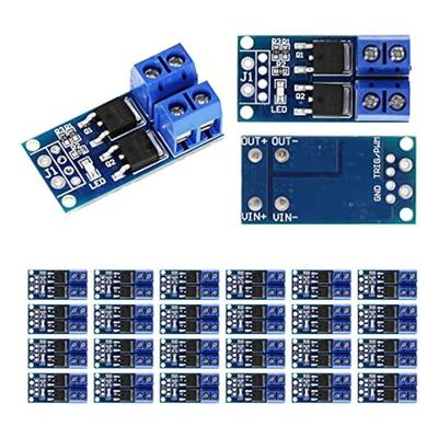 A20F-30PCS MOS Transistor Driving Module Trigger Switch DC5V-36V 15A(Max 30A) PWM Adjustment Electronic Switch Control Board