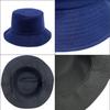Rodičovský dětský styl Oboustranný rybářský klobouk Univerzální jednobarevný lehký klobouk typu bucket Venkovní ochrana obličeje Malý klobouk proti slunci