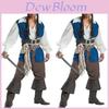 Costum Premium de Căpitan Pirat pentru Bărbați Adulți Cosplay Halloween Set Complet
