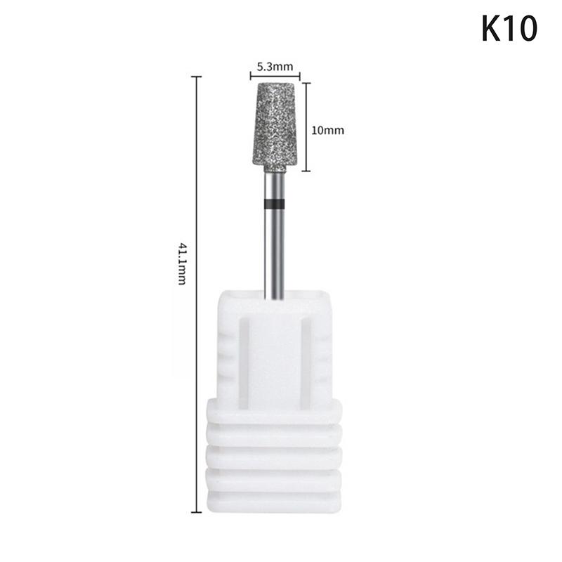Diamond Nail Drill Bit Mill Cutter All For Manicure Machine Bit Tools Accessories Cuticle Clean For Removing Nail Gel