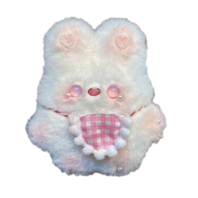 Ручная работа Брелок-кролик Плюшевый Пищащий Функция Брелок для Сумки Школьной сумки 1