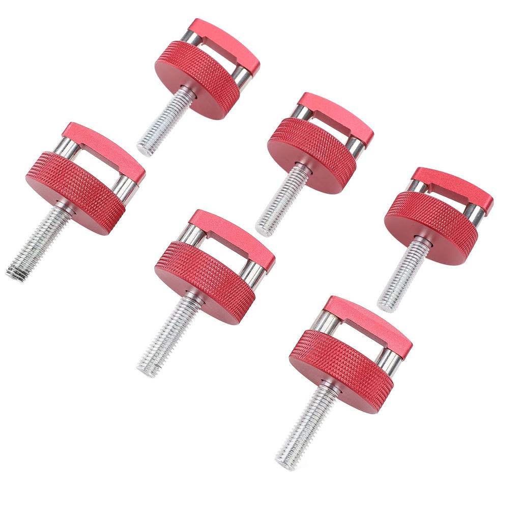 Fastener Thumb Screws Integrated D Ring Aluminum Alloy Anodized Quick Removal Thumb Screw Replacement for JK JL JT