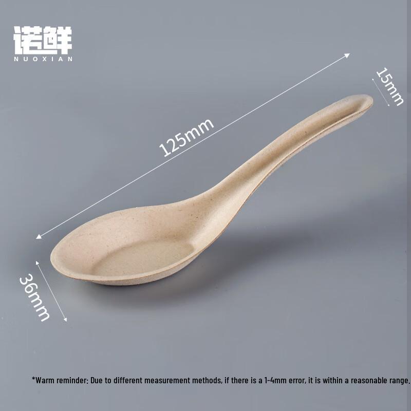Nuoxian Biodegradable 12.5cm Pulp Spoons