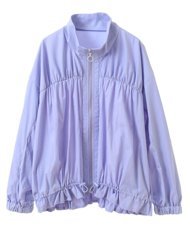 

Green Parks Gathered Nylon Blouson 06000196600 Light Purple Women s