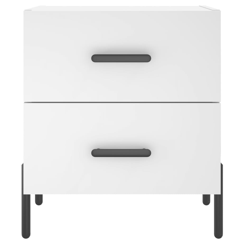 Nightstand White 40 x 35 x 47.5 cm Particleboard