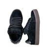 2025 Autumn New Retro Black High-value Low-top Board Shoes Women's Ins Trendy Flip Fur Versatile Casual Shoes