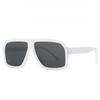 Non-polarized Vintage Large Frame Square Sunglasses Men Women Toad Looking Glass Fashion Outdoor Travel Sunshade Sunscreen Eyeglasses
