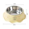 High-Leg Stainless Steel Cat Bowl - Anti-Tip, Neck Protection, Macaron Colors for Cats & Kittens