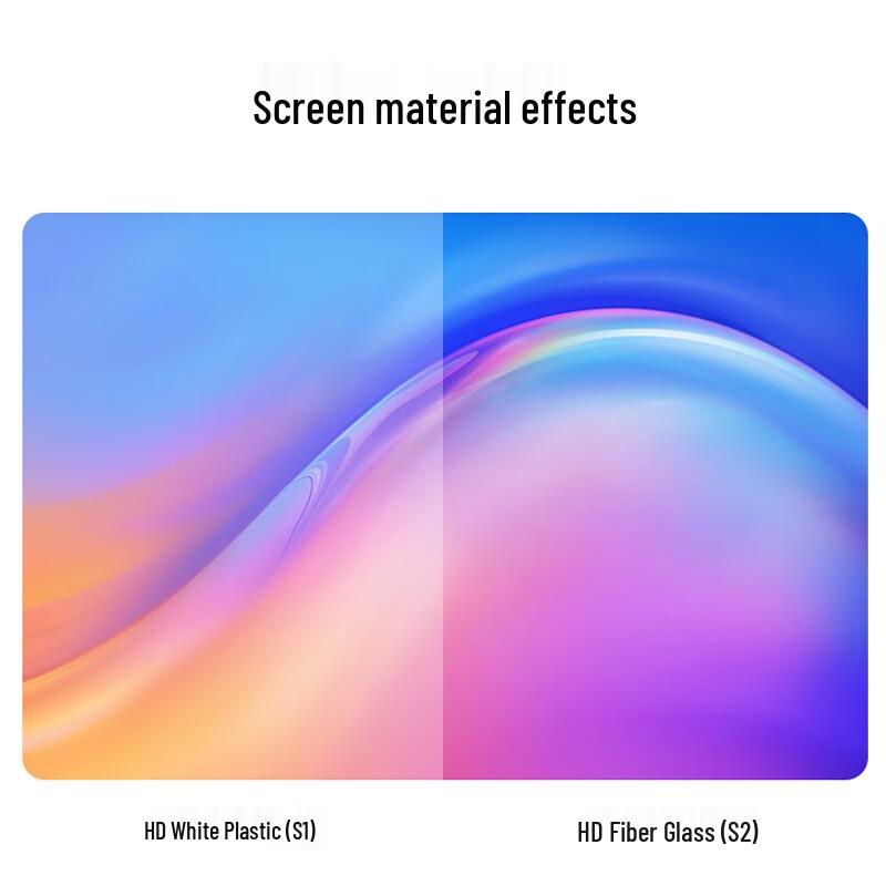 JINGMI S2 Manual Pull-Down Self-Locking Projection Screen
