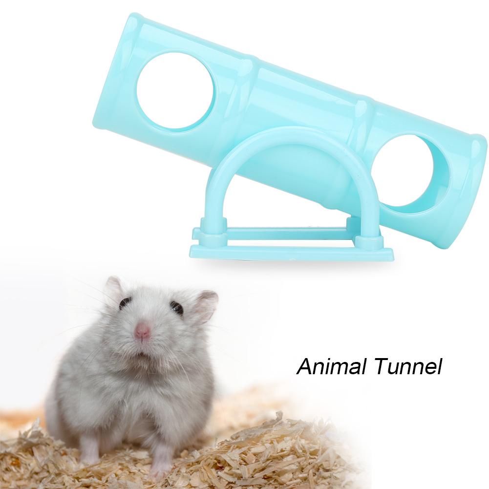 

Animal Tunnel Exercise Seesaw Play Tunnel Tube Pet Toy for Rabbit Ferret Hamster (Blue) синий