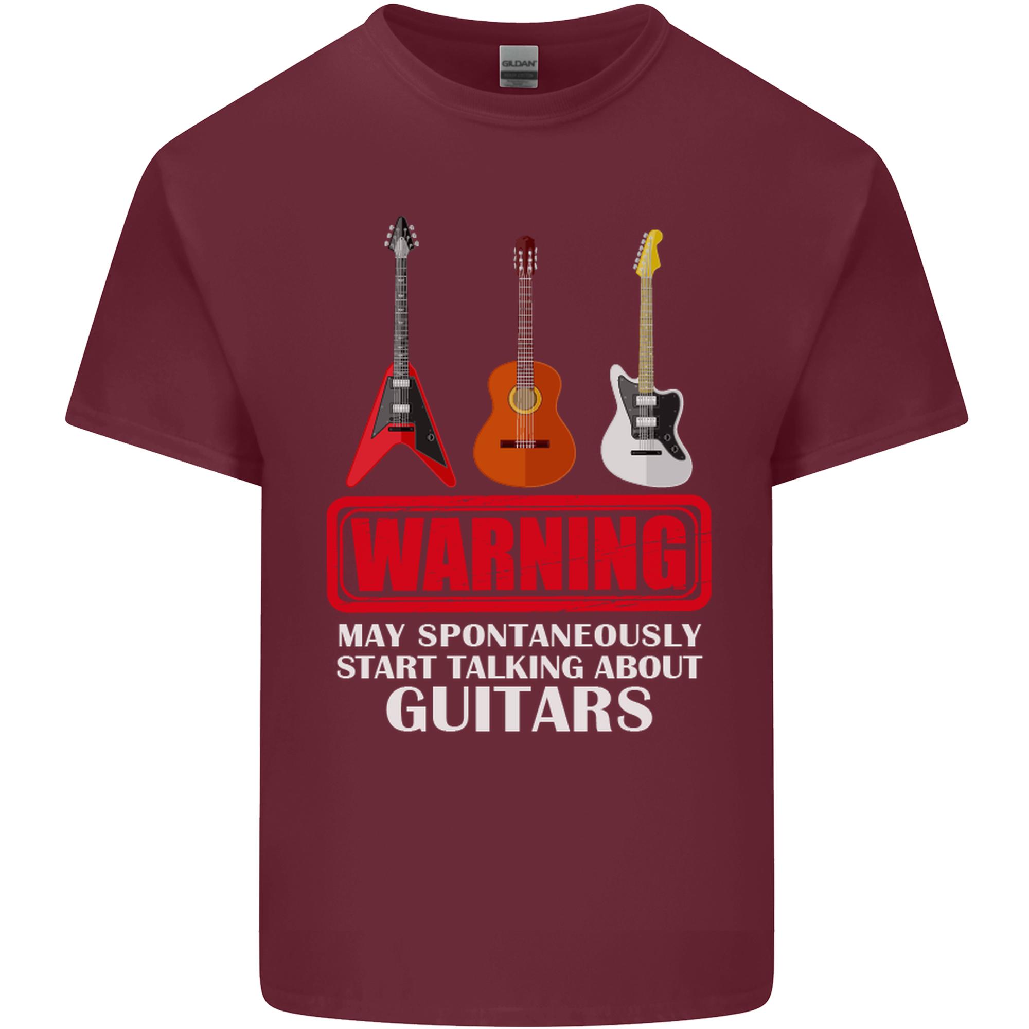 May Start Talking About Guitars Guitarist Unisexs Light Cotton TShirt S