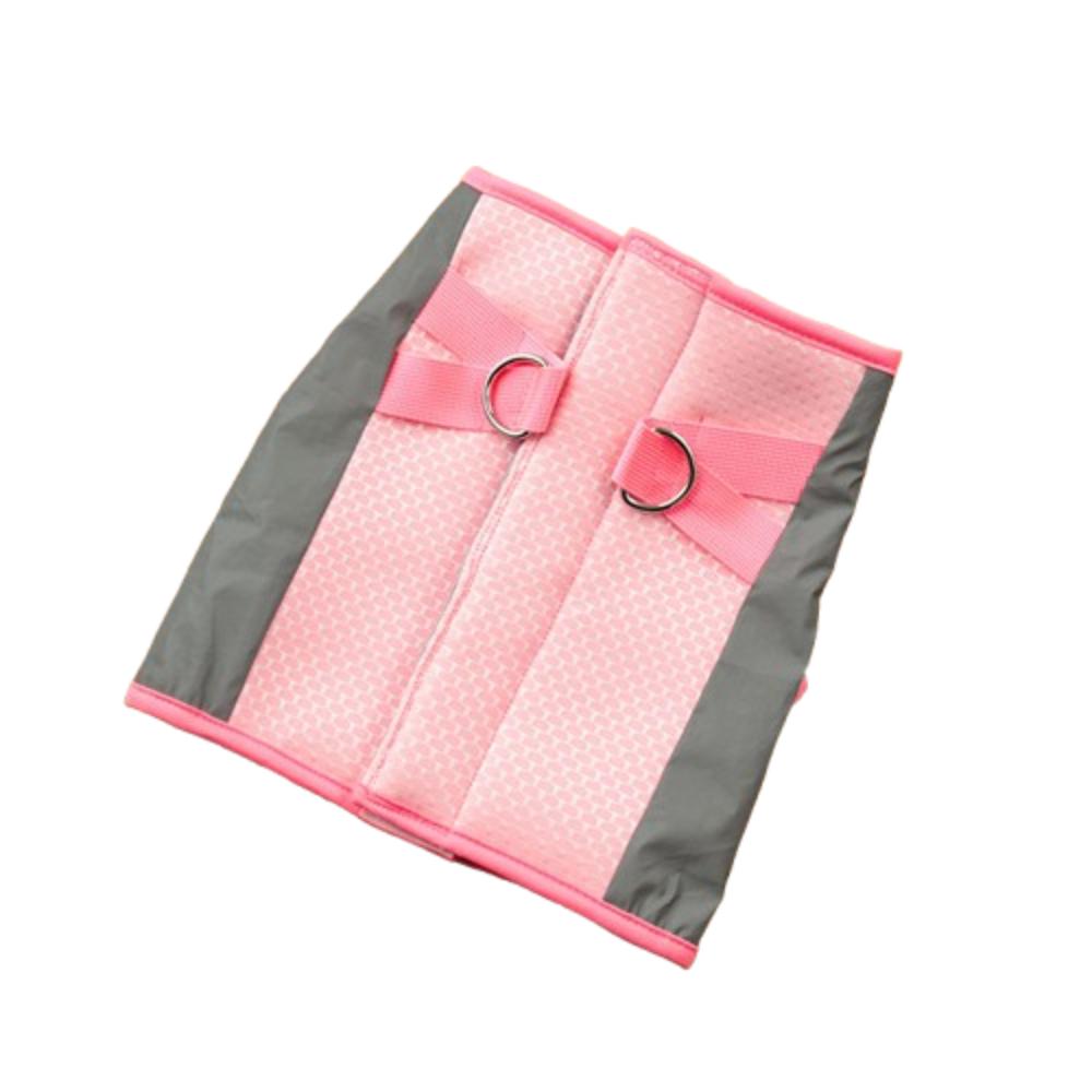 

Breathable Pet Short T-Shirt Comfortable Pet Dog Clothes Fashion Dog Cooling Vest Pet Supplies M розовый