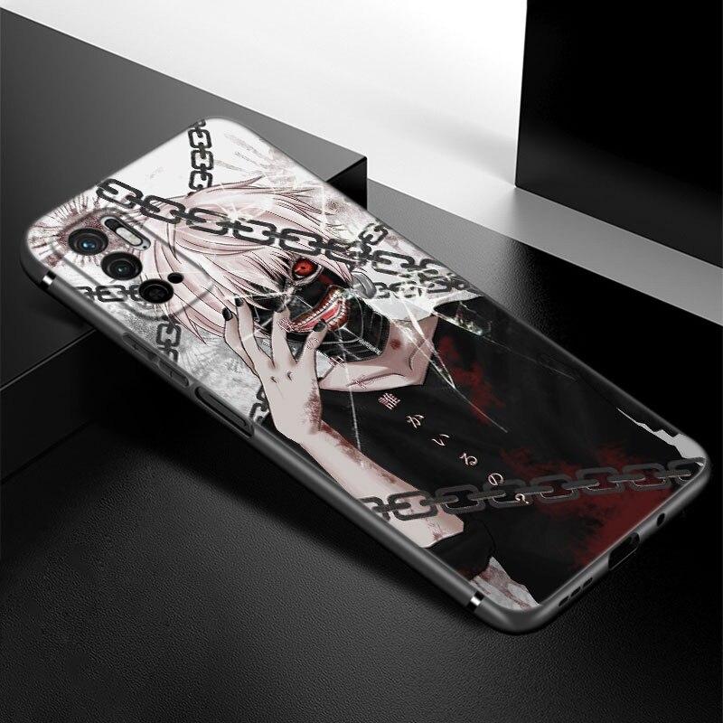 Tokyo Ghoul Anime Kaneki Ken Phone Case For Xiaomi Redmi Note 7 8 8T 9 9S 10 10S 10T 11 11S 4G 11E 11T Pro 5G Soft Black Cover