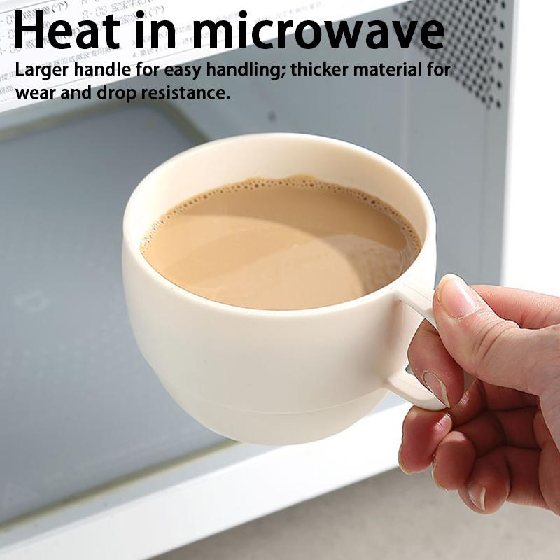 Plastic Coffee Cups 6-Pack Family And Children'S Not Easy To Break Suitable For Outdoor Camping
