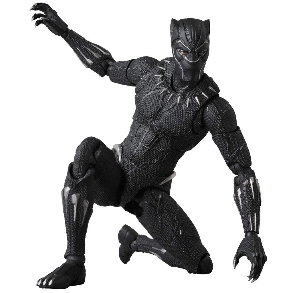 MAFEX Black Panther Approximately 160mm Articulated No.091 - Tall, Pre-painted, Figure.