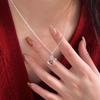 Yinruitai S925 Sterling Silver Rabbit Hoodie Necklace - Women's Luxury Design Clavicle Chain