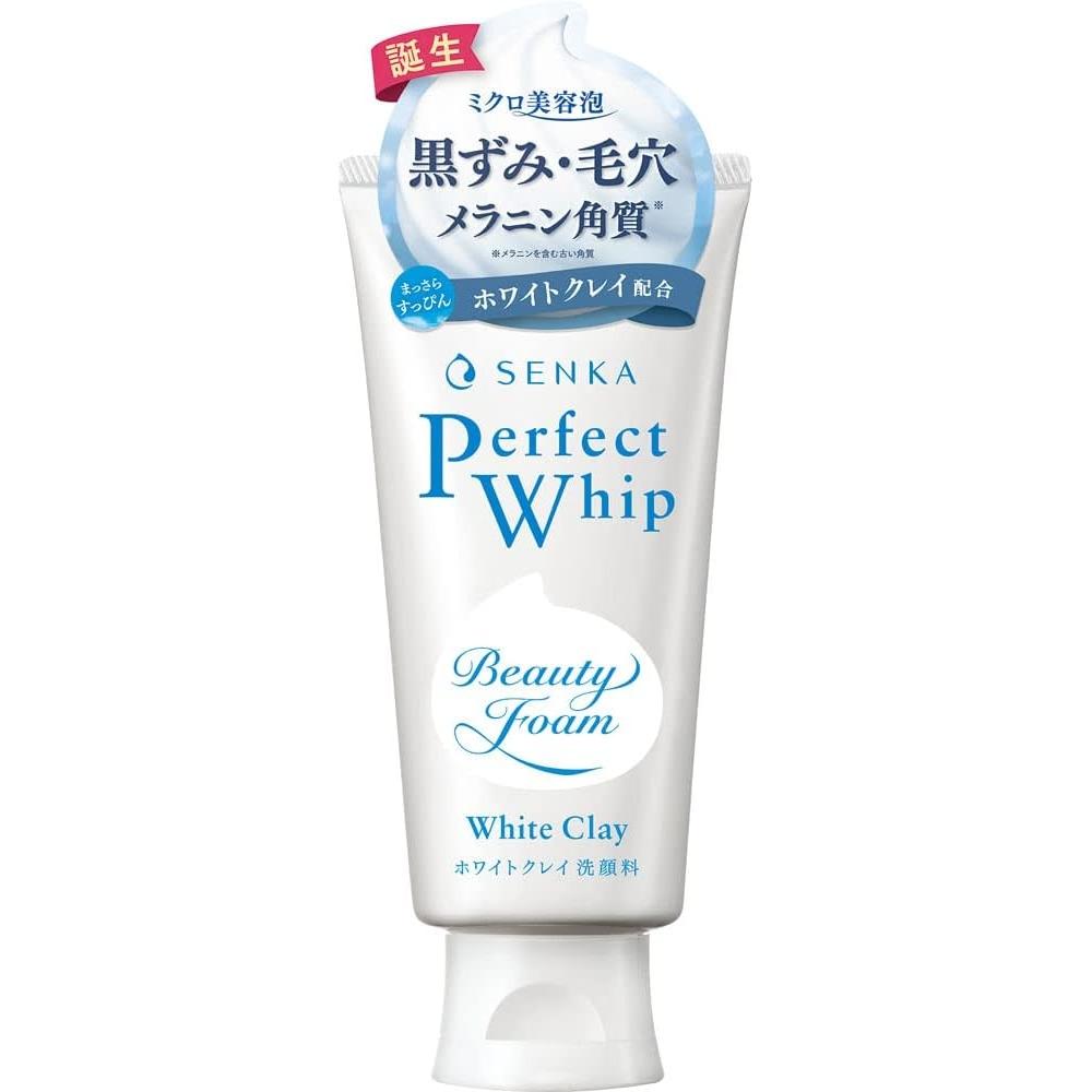 [set Of 9] Face Wash Senka Perfect Whip White Clay 120g