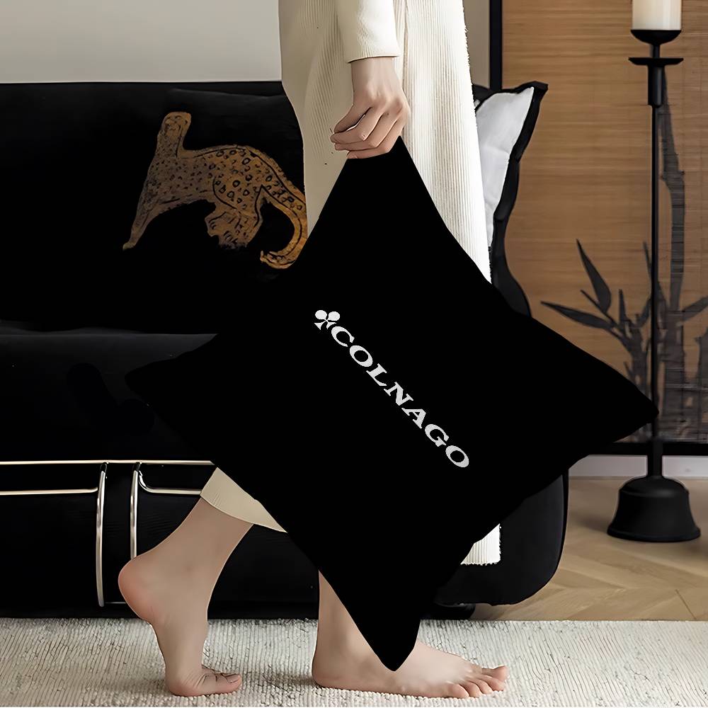 Colnago Logo Pillow Anime Pillow Sofa Bed Head Pillow Cover Cushion Cover 45X45 Cm Fashion