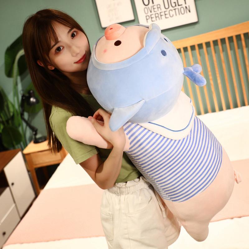 Neue Stil Schwein Puppe Kissen Kreative Plüsch Spielzeug Delphin Schwein Puppe Kinder Puppe Geburtstag Geschenk