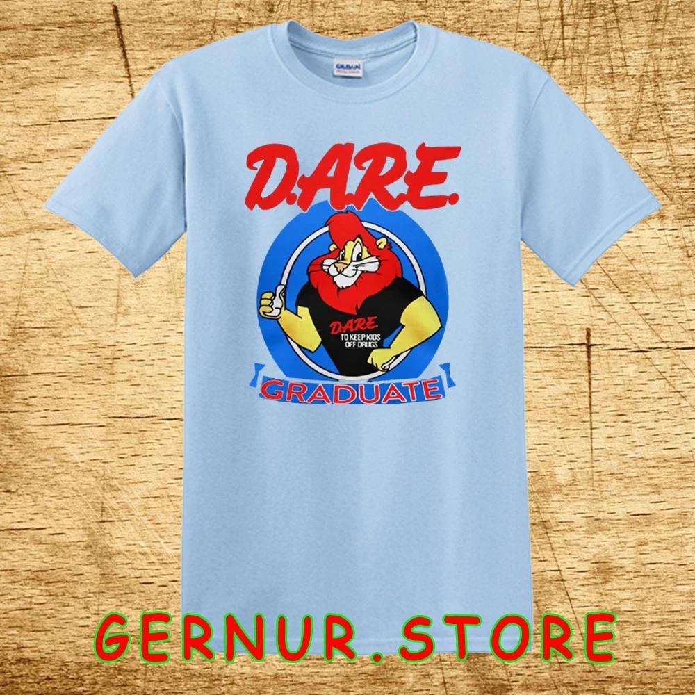 DARE Graduate Lion To Keep Kids Off Drugs Light Blue Size S to 5XL L