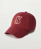 Seteo S Logo Vintage Casual Ball Cap Red