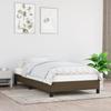 Vidaxl Bed Frame Without Mattress, Dark Brown, 90X200 Cm, Fabric