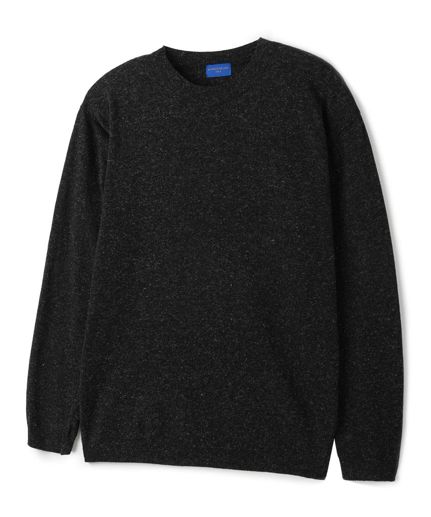 ALVINCLO [Deluxe] Linen Long Sleeve Round Knit Dlx1518 (5 Colors)