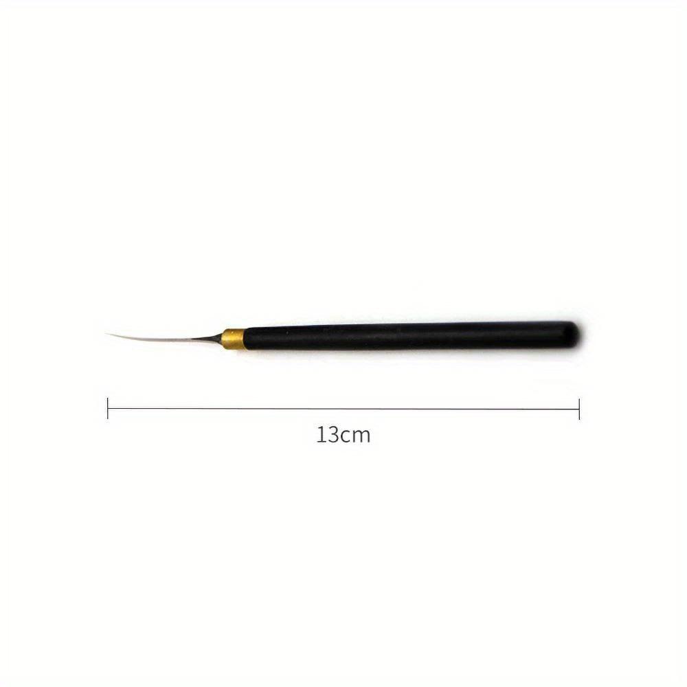

Pottery Teapot Mouth Trimming Knife Professional Teapot Making Carving Knife Digging Knife Ebony Punching Needle Ceramic Tool Single head